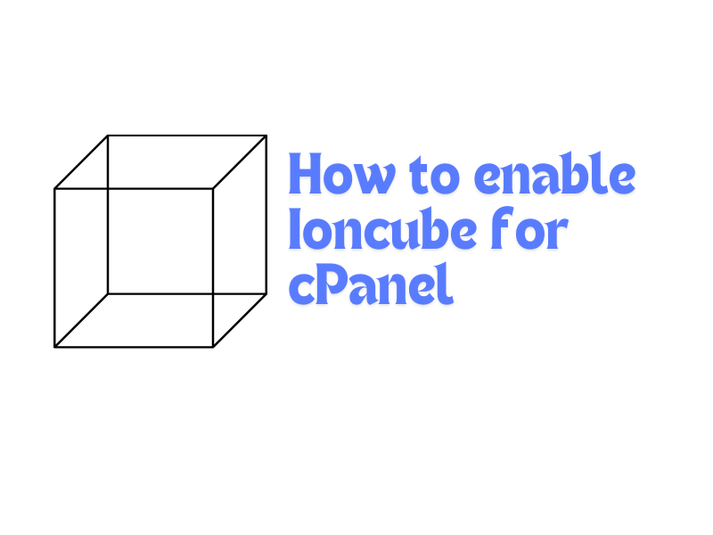 How to enable Ioncube for cPanel Banner Image