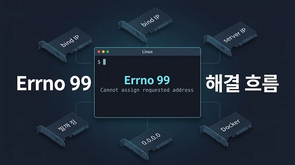 Linux Errno 99 Cannot assign requested address 오류 원인과 해결 흐름